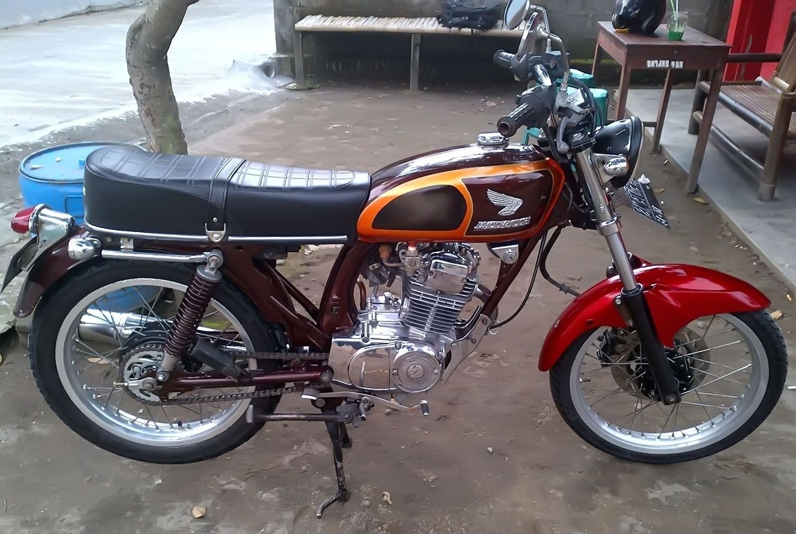 Gambar Motor Cb Jadul Modif Serba Ottomotif