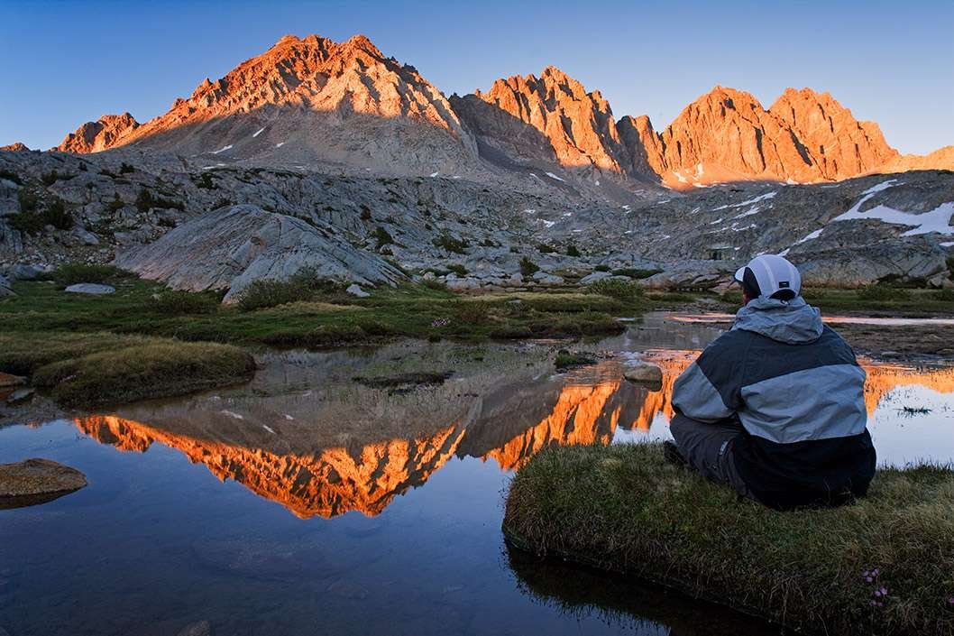 Contemplating at Dusy Basin