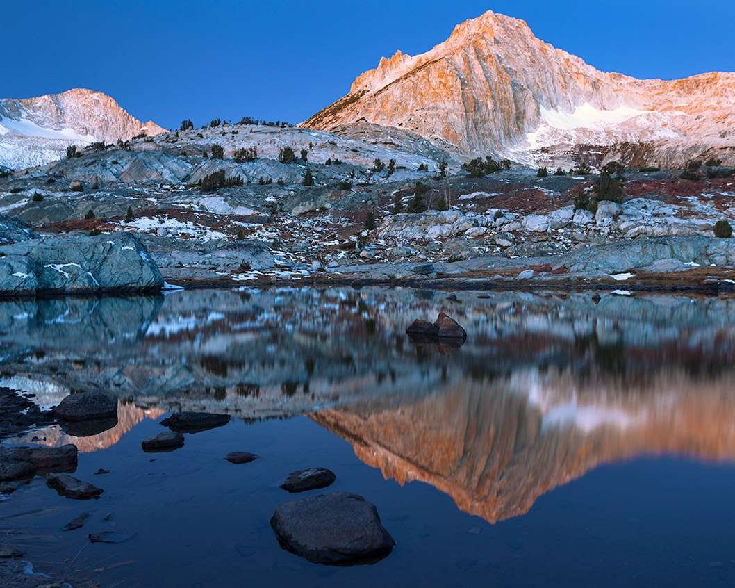A cold and frigid morning at North Peak. You can do an overnight trip or multiple days in the back country here. It's accessible via 120 just outside the boundary of Yosemite National Park on the Tuolumne Meadows side.