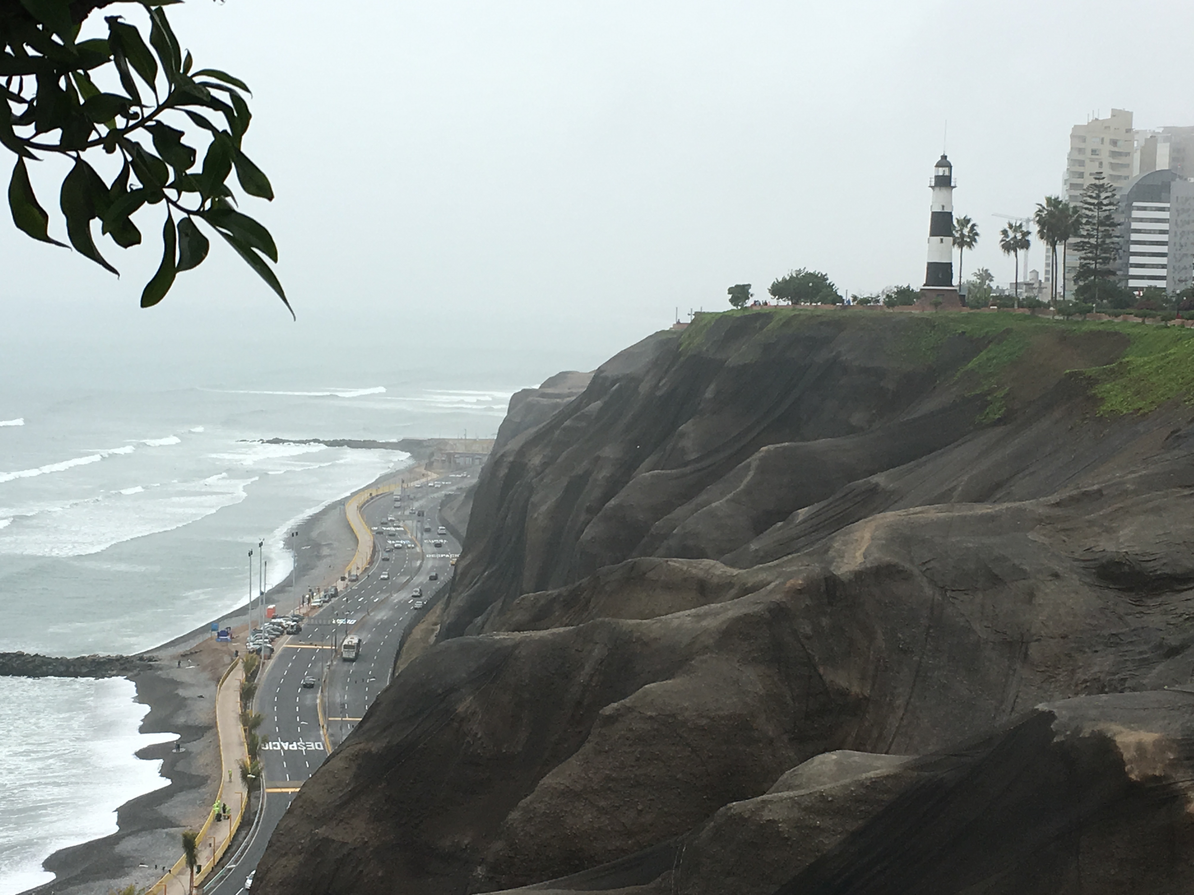 Costa Verde Cliffs. A View from the Miraflores District, Lima, Peru