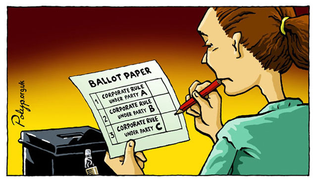 polyp_cartoon_corporate_rule_democracy_ballot_paper_box.jpg
