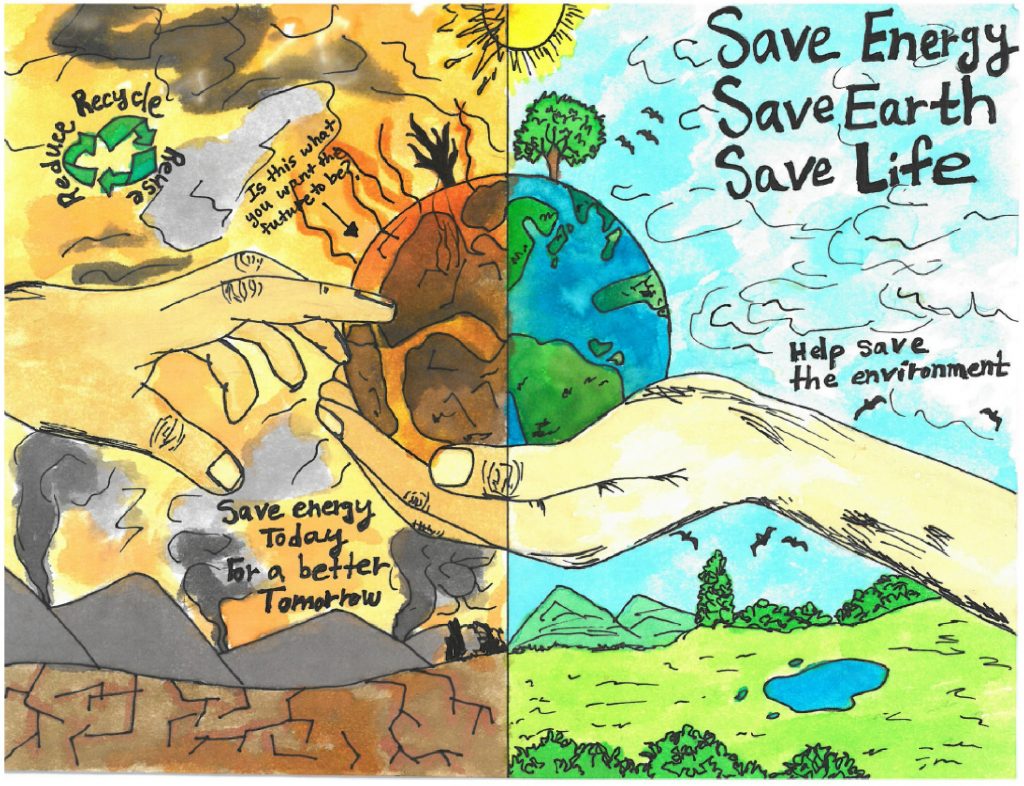 How to Draw Save Trees / Save Energy Poster Drawing for Kids – Doris Feely-saigonsouth.com.vn