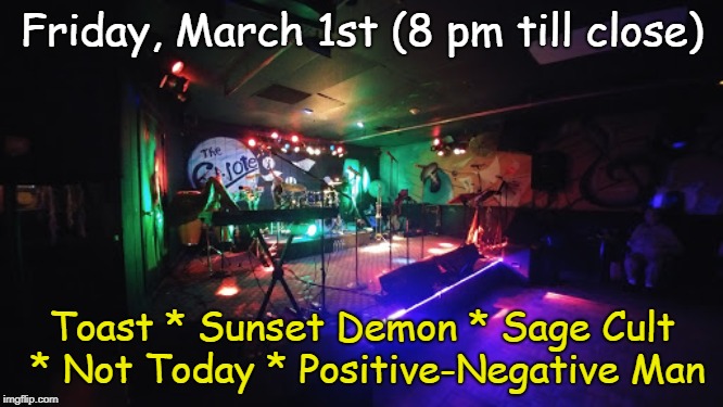 1st Friday of The Month C-Note All-Ages Concert Series