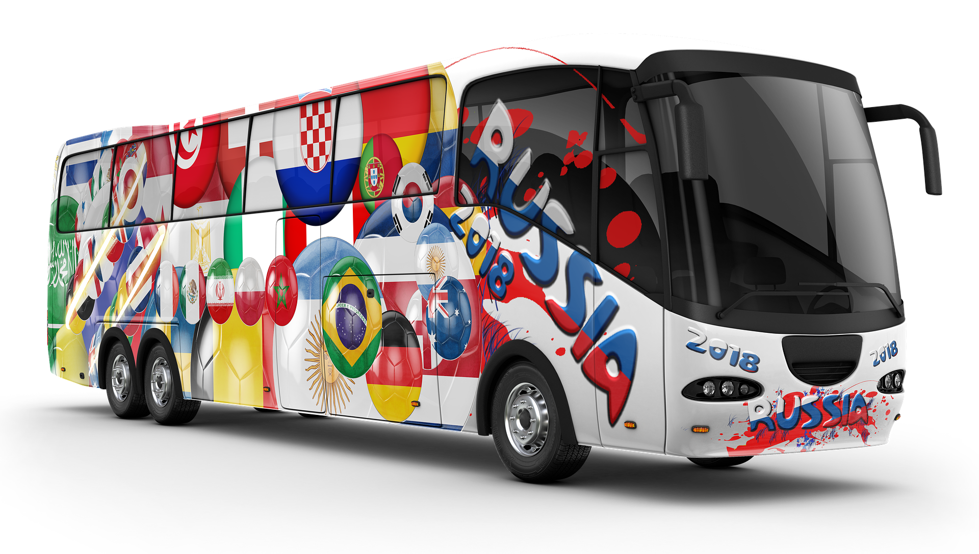 New Jersey Shop Turns Coach USA Buses into World Cup Billboards