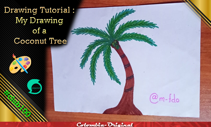 Coconut Tree Clipart Kid - Coconut Tree Line Drawing - Free Transparent PNG  Clipart Images Download