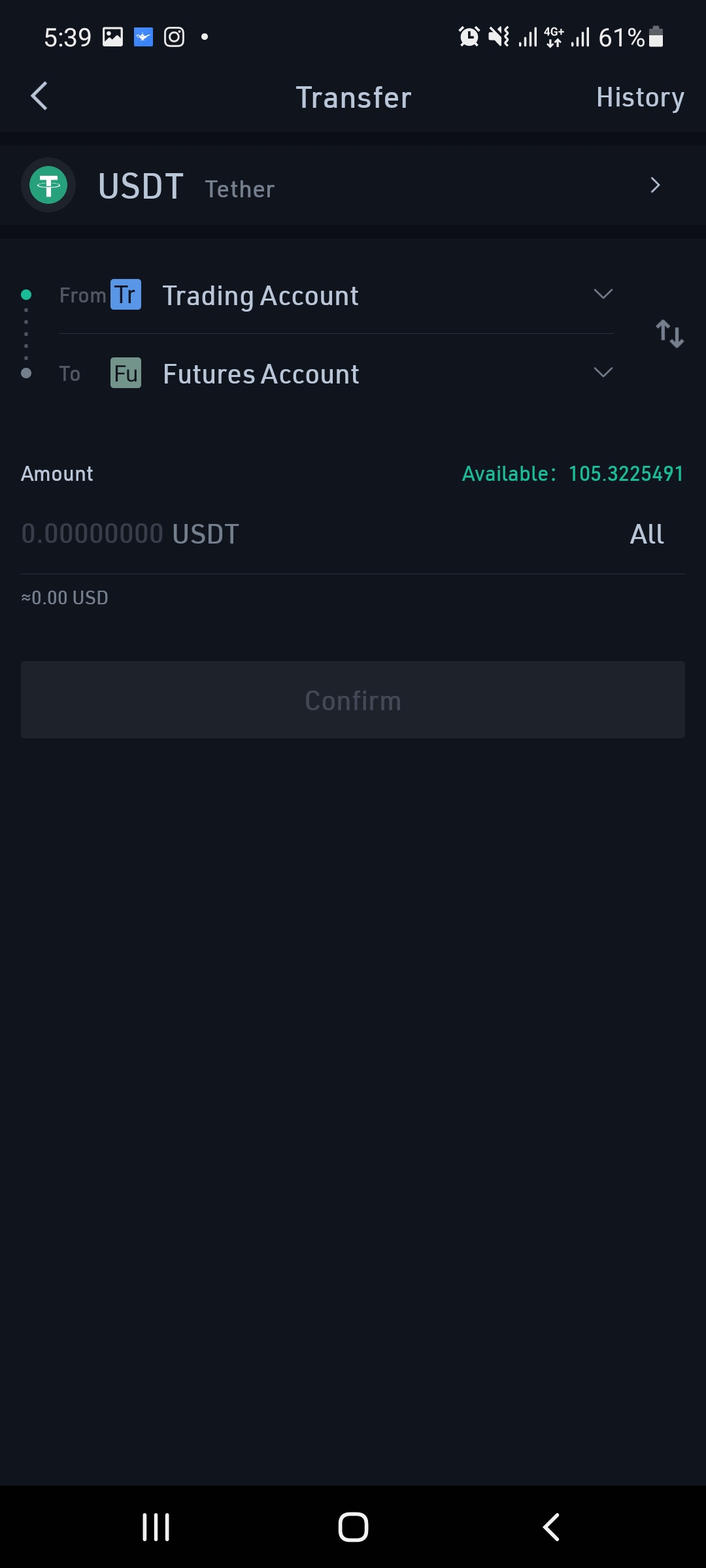 kucoin transfer futures