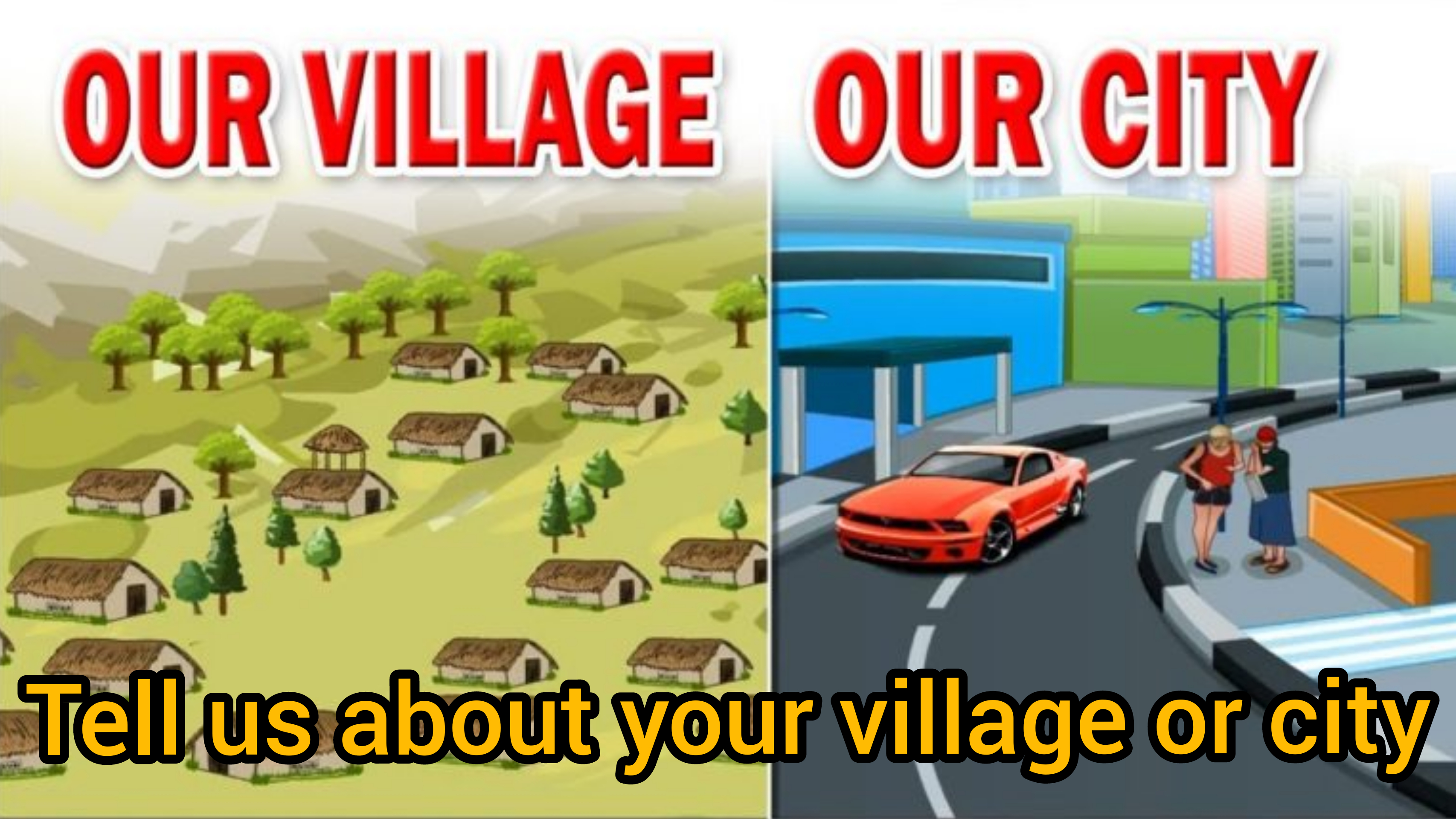 What your city town or village is. City vs Village. City Town Village. Town vs Village. City and Village 10 класс.