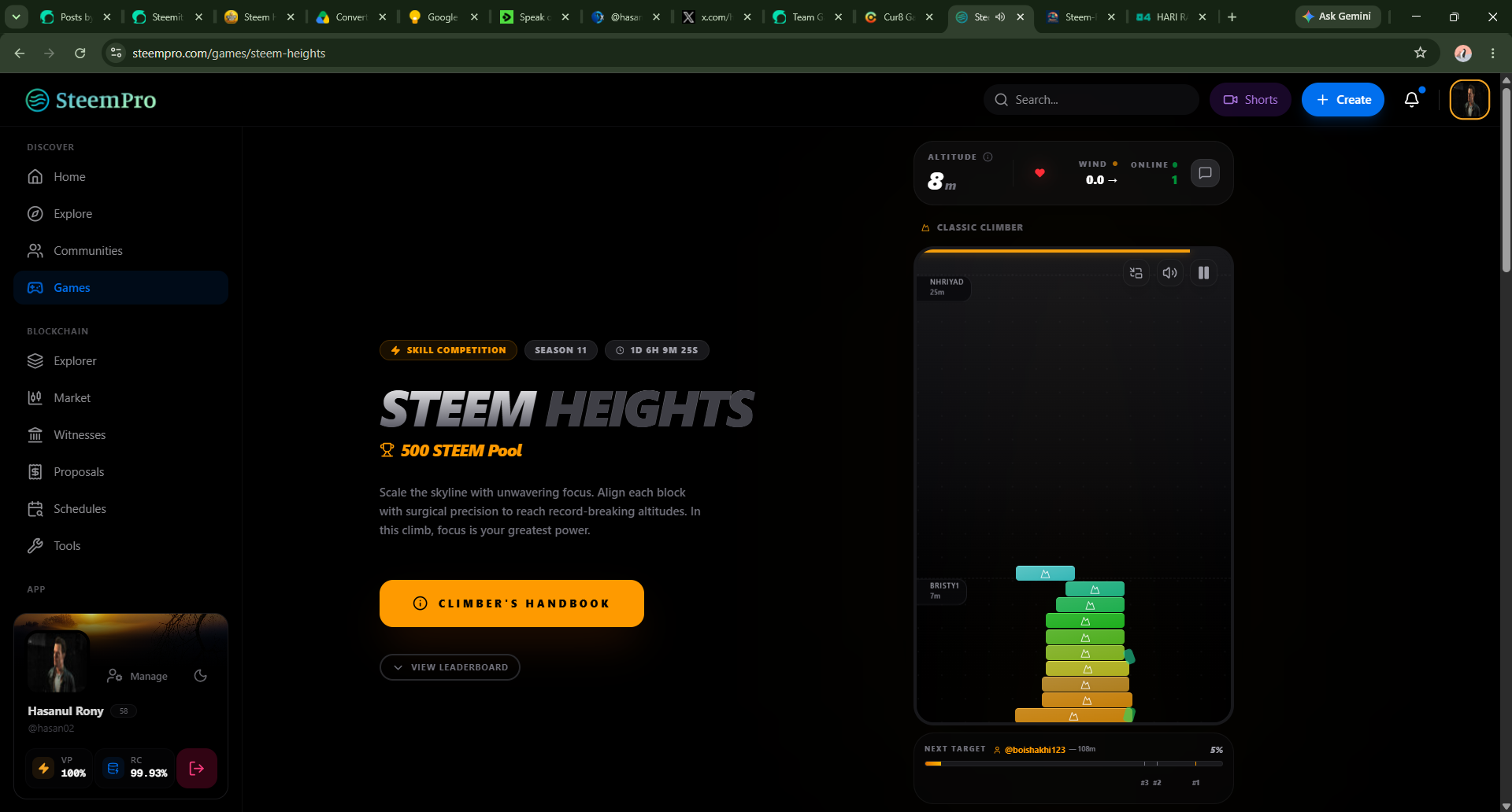 Steem Heights - The Ultimate Scaling Challenge by SteemPro - Google Chrome 6_14_2026 7_46_05 AM.png