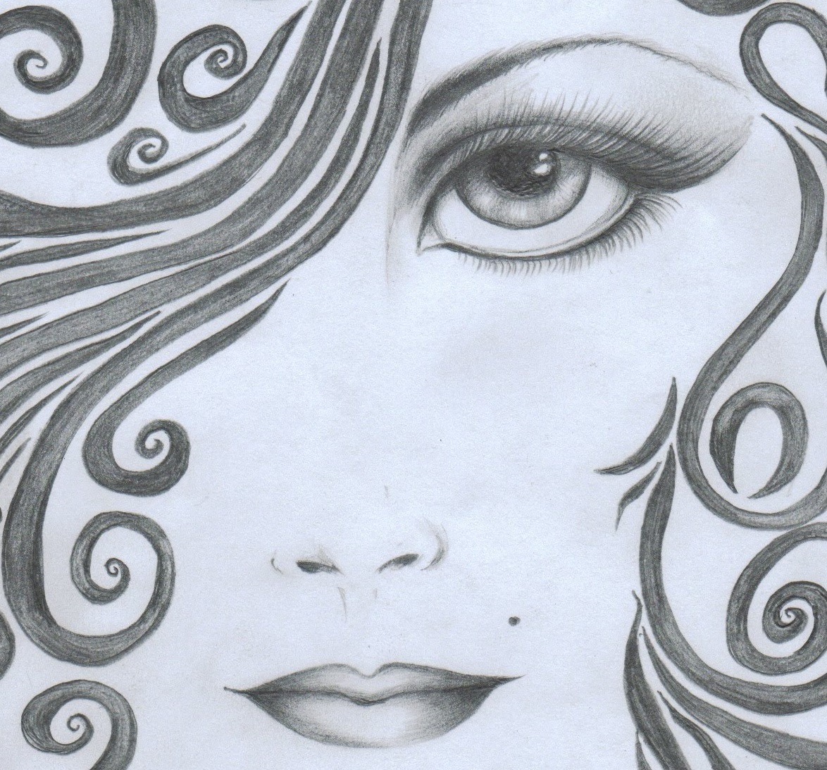 My Pencil Drawing Medusa S Gorgon Face Steemit