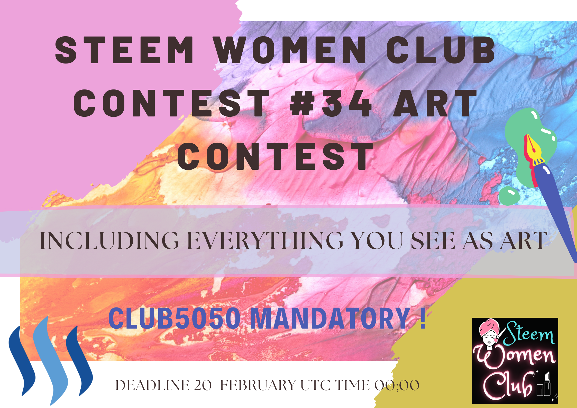 Steem Women CLub COntest #34 ART CONTEST.png
