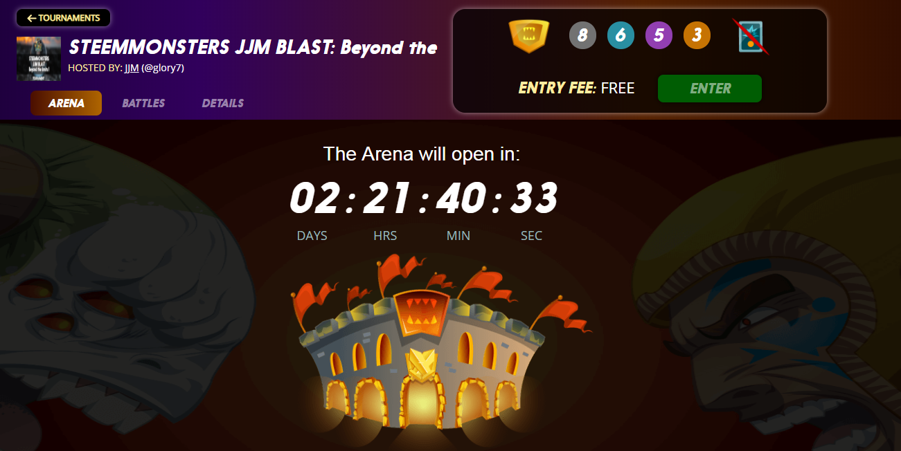 2nd STEEMMONSTERS , JJM BLAST ,Beyond the limits ! 현재 참여 현황입니다.