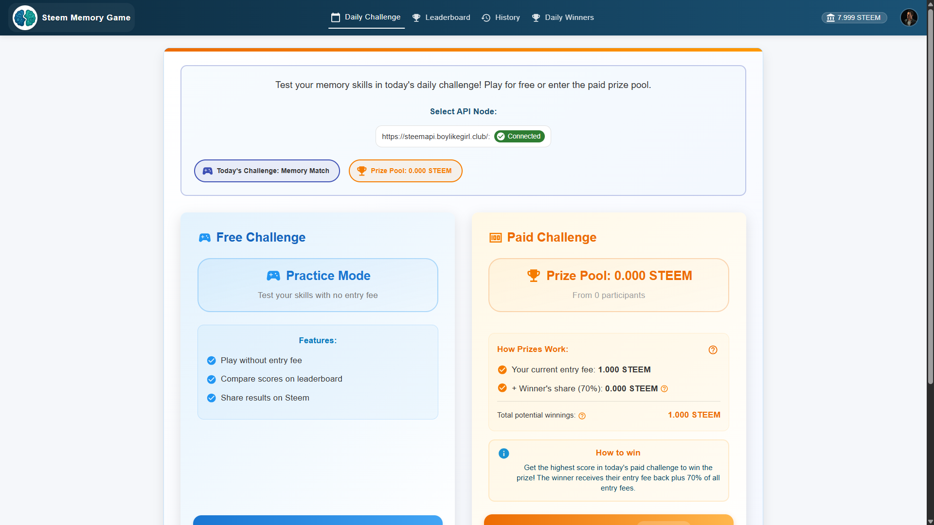 Steem Memory Game - Play and Earn STEEM - Google Chrome 8_5_2026 11_33_23 AM.png