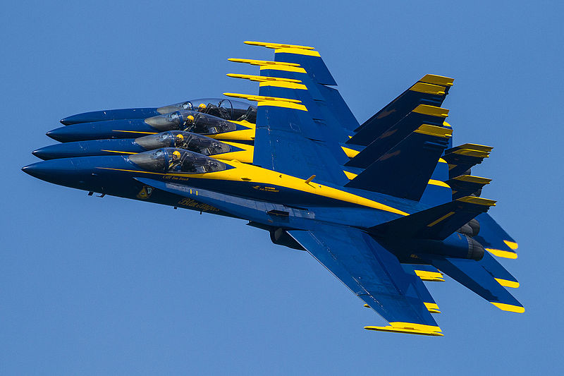 Blue Angels over Chicago
