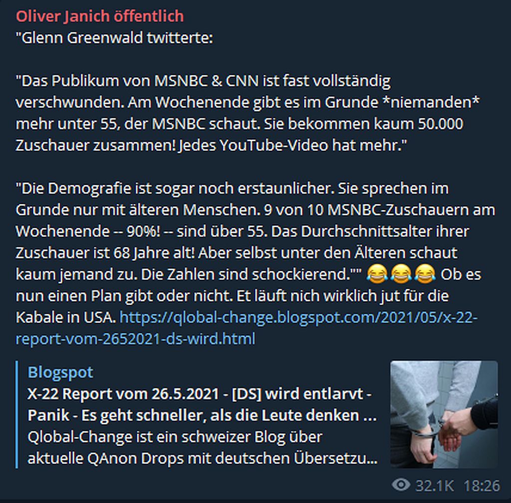 Das Publikum von MSNBC & CNN ist fast vollständig verschwunden..jpg