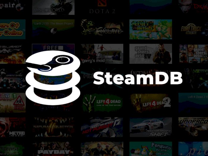 Стимдб. STEAMDB logo.