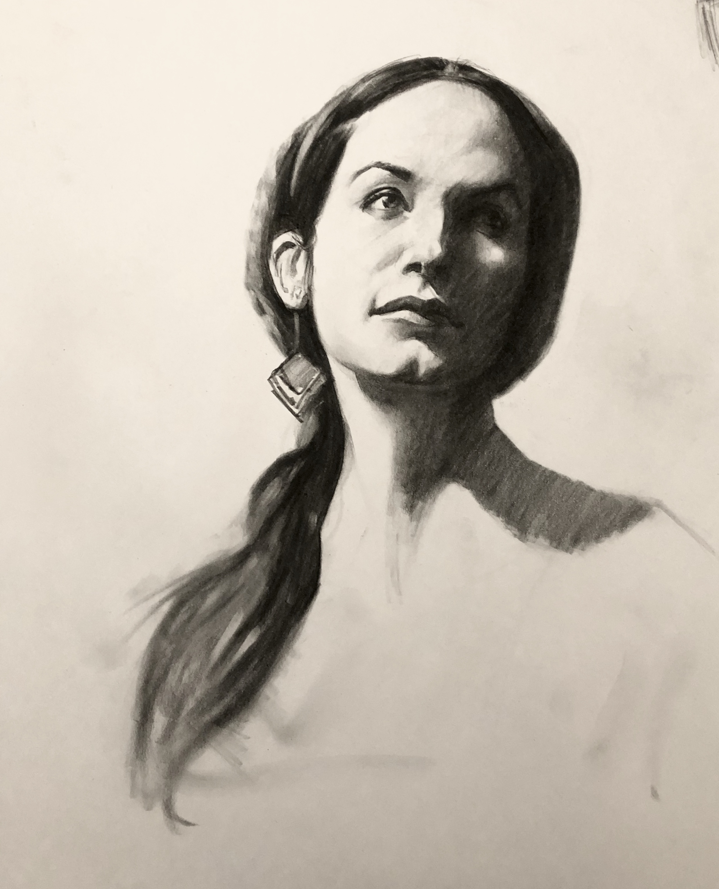 f…
Payout: 0.000 HBDTwo steps forward, one step back...
2020-01-27 01:27... Seems like this is the only path to mastery. Nothing works for days. Then you get a glimpse of hope, one good drawing, perhaps two... and you're back to frustrationville. Ri…
Payout: 0.000 HBDHeads on the line
2020-01-19 22:44Weekly head drawing practice in charcoal: ![fullsizeoutput_3ee.jpeg