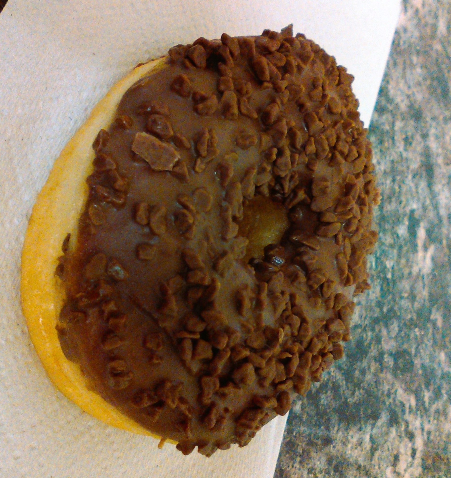 Food Photography, Chocolate Covered Donut Semiside Pack From Work May 29 2017.jpg
