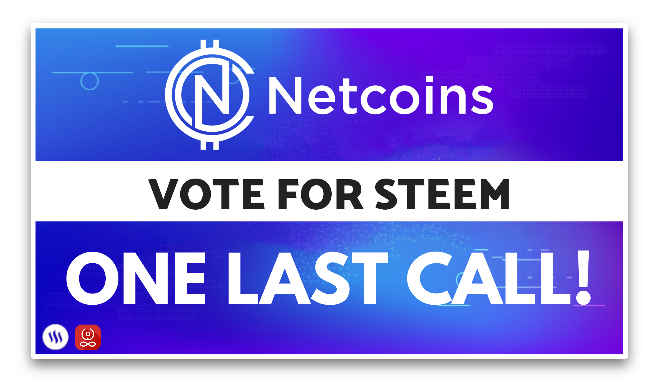 Final call! Let’s try our best to get STEEM listed!