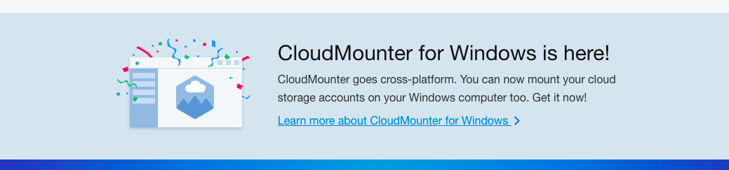 Manage your Clouds Easily with CloudMounter!