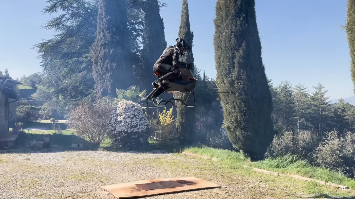 The reality of the Volonaut Airbike flying motorcycle