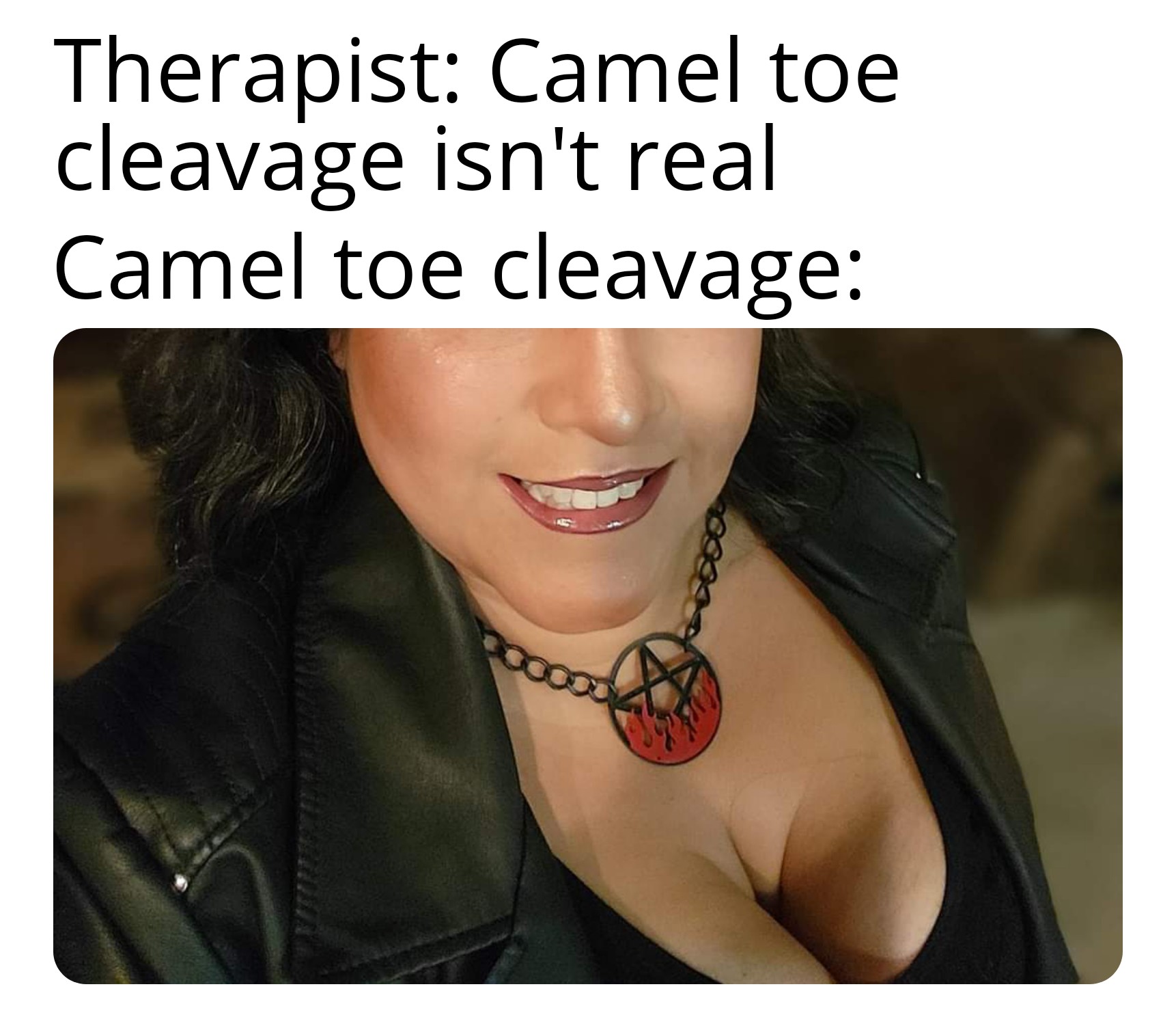 Camel toe cleavage meme — Steemit