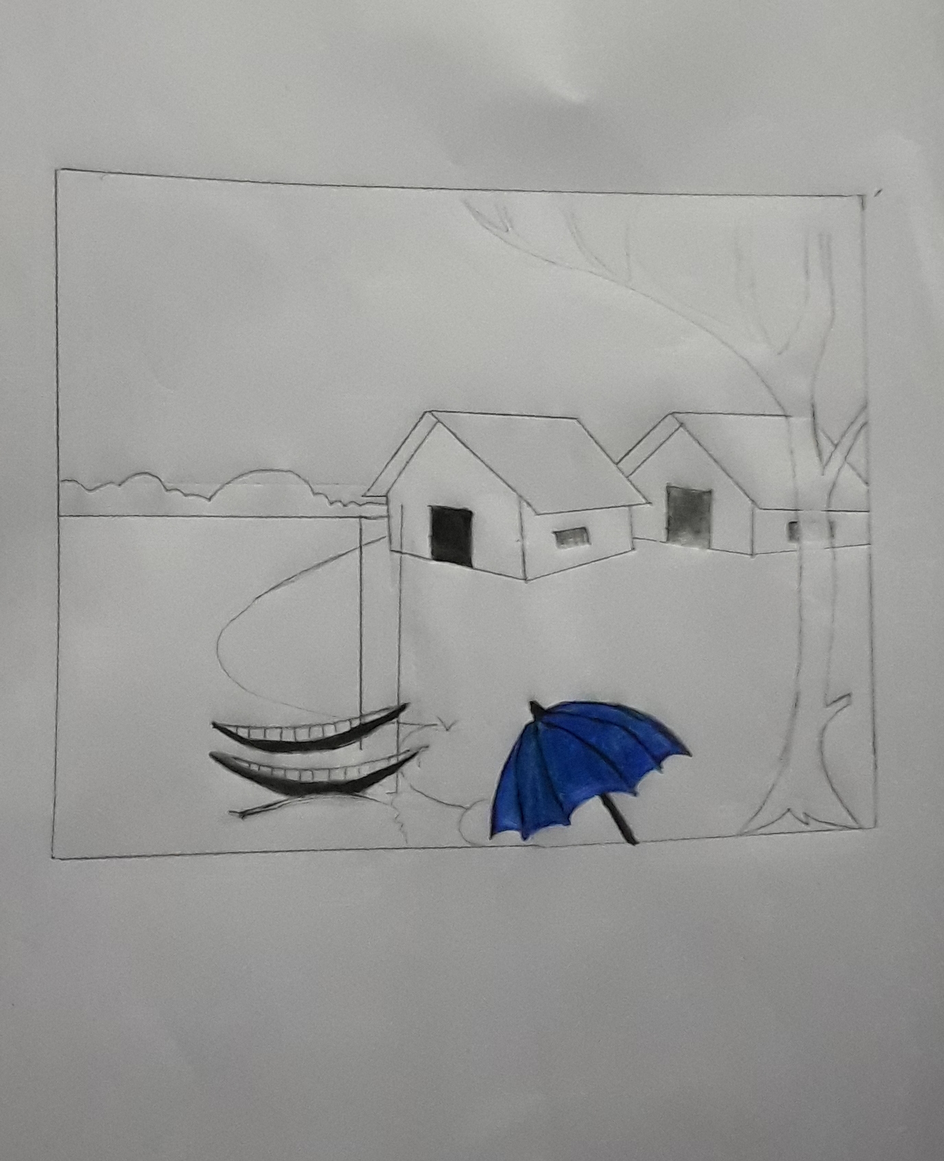 Rainy season drawing l how to draw rainy season l welcome rain ☔ l easy  drawing - YouTube