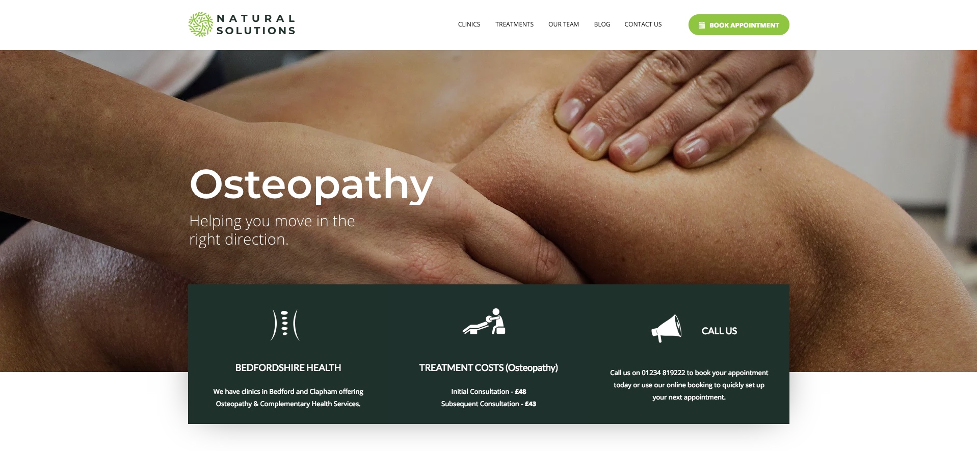 Natural Solutions - Bedford Osteopath