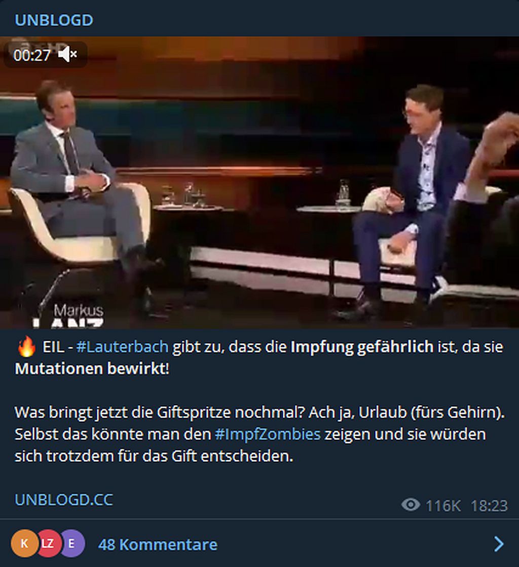 Lauterbach gibt zu, dass die Impfung gefährlich ist, da sie Mutationen bewirkt!.jpg