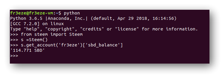 Steem-python installation on Linux