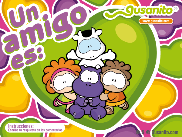 Gusanito:, amigos y amistad