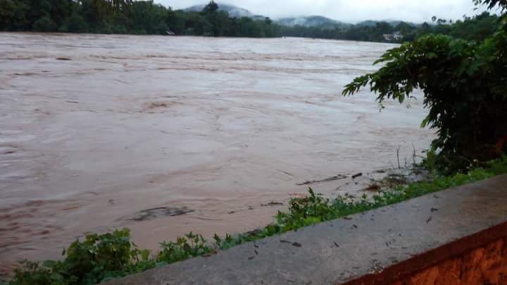 ผนกระทบของฝนที่ตกในวันนี้ทำให้น้ำคานขื้นมาก
