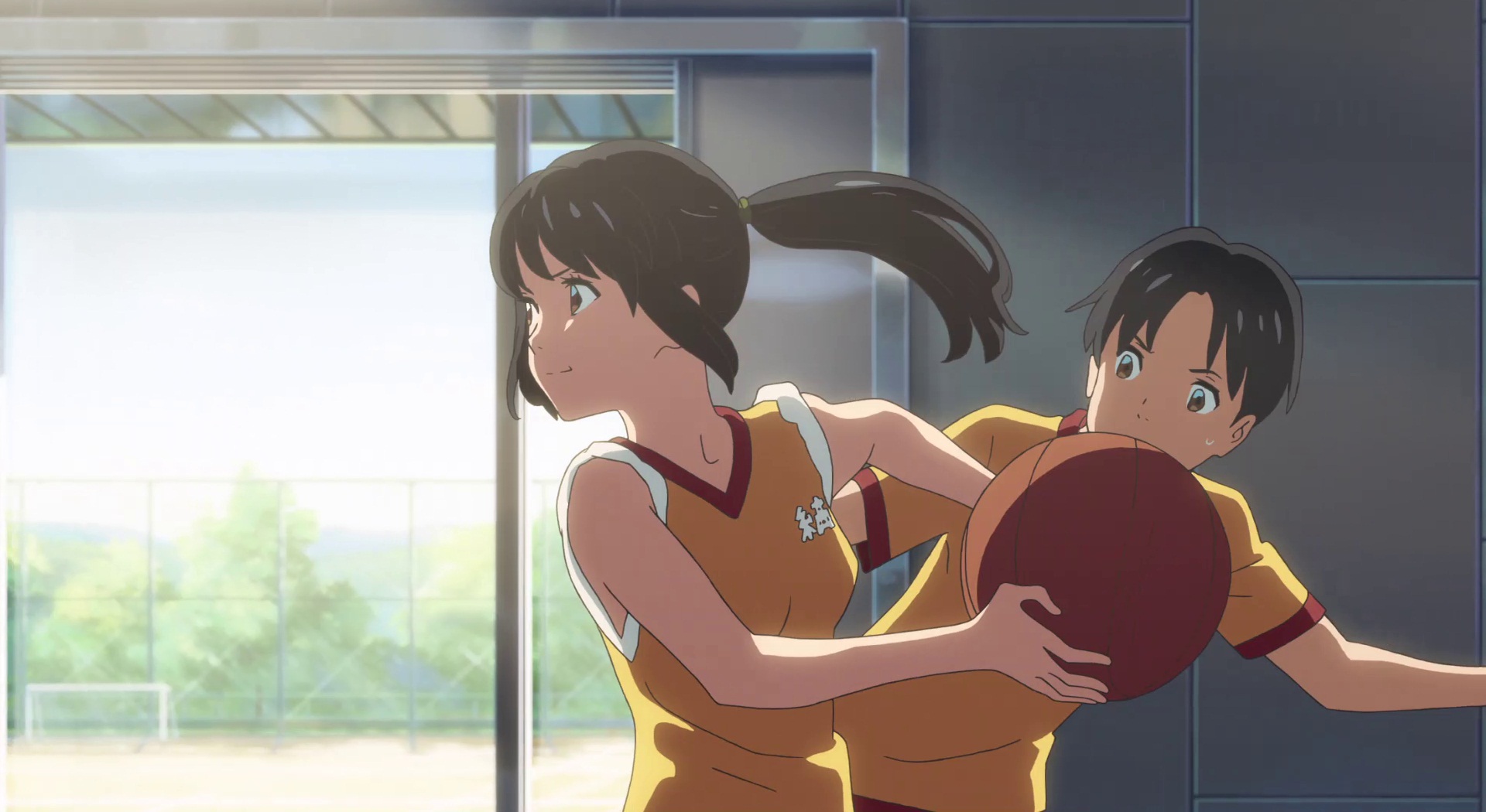 Scene from the anime feature film 'Your Name'. 