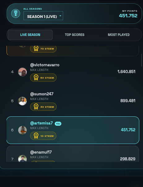 STEEM4SNAKE match screenshot 4