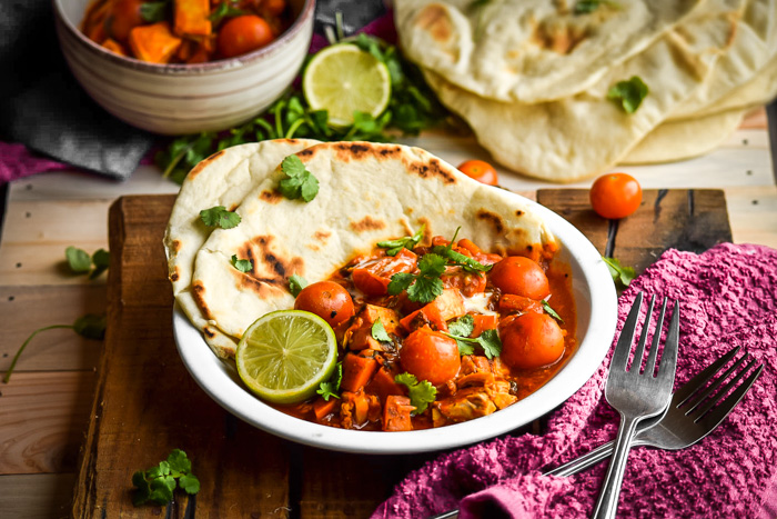 Indian Red Coconut Curry with Homemade Pitas (vegan)-1.jpg