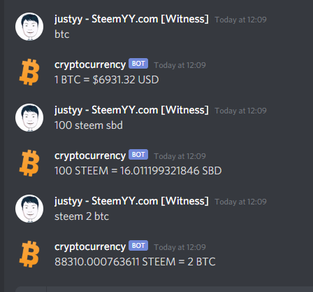 cryptocurrency price bot discord