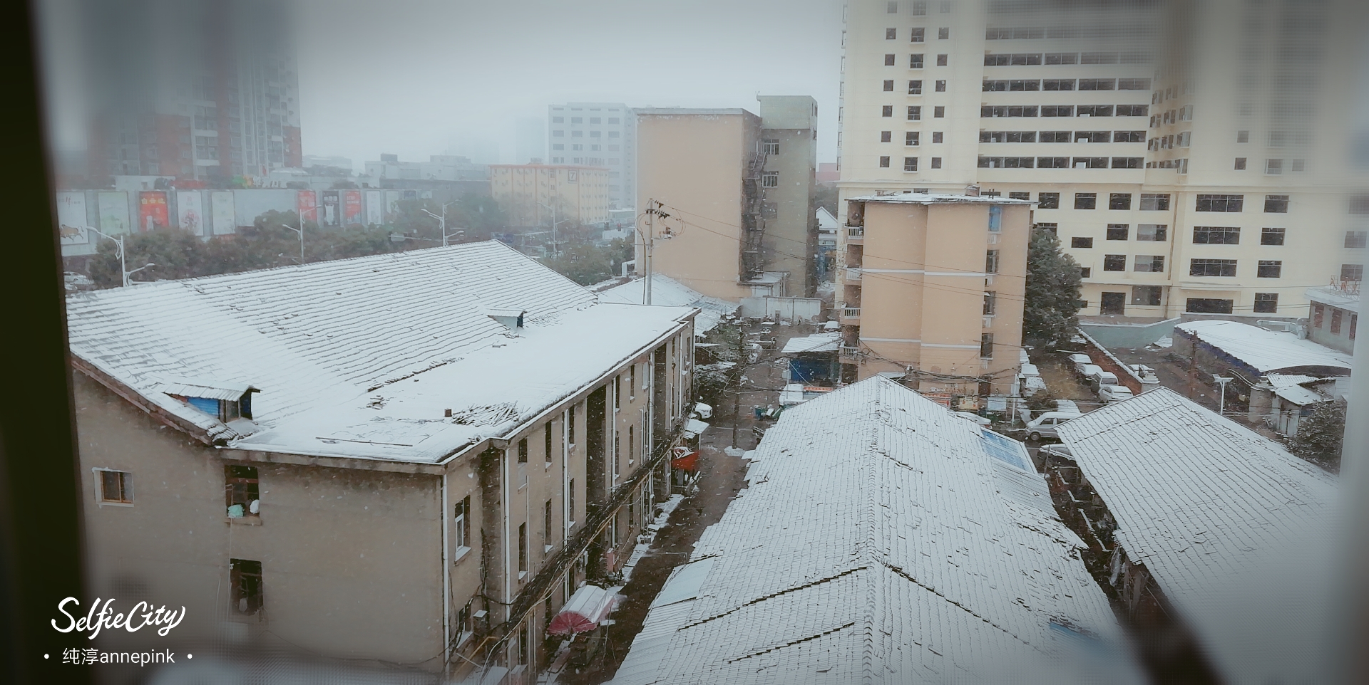 2018年第一场雪❄️瑞雪迎新年👏