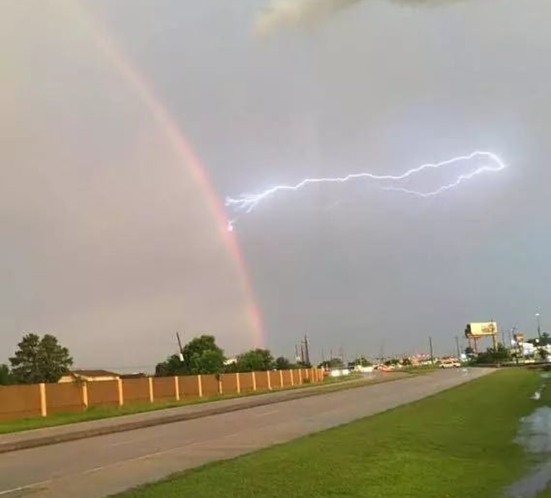 Lightning Strikes Rainbow — Steemit