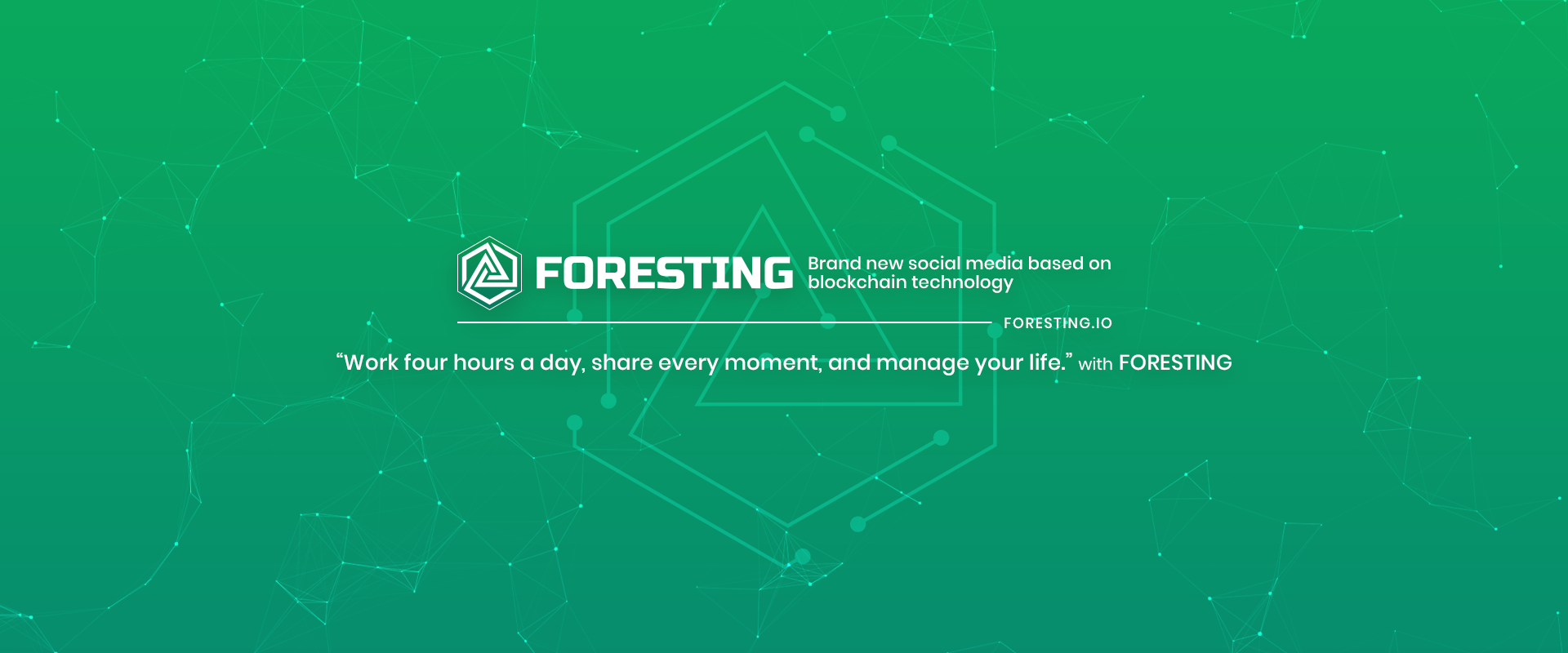 Foresting. Forest Branding. New society