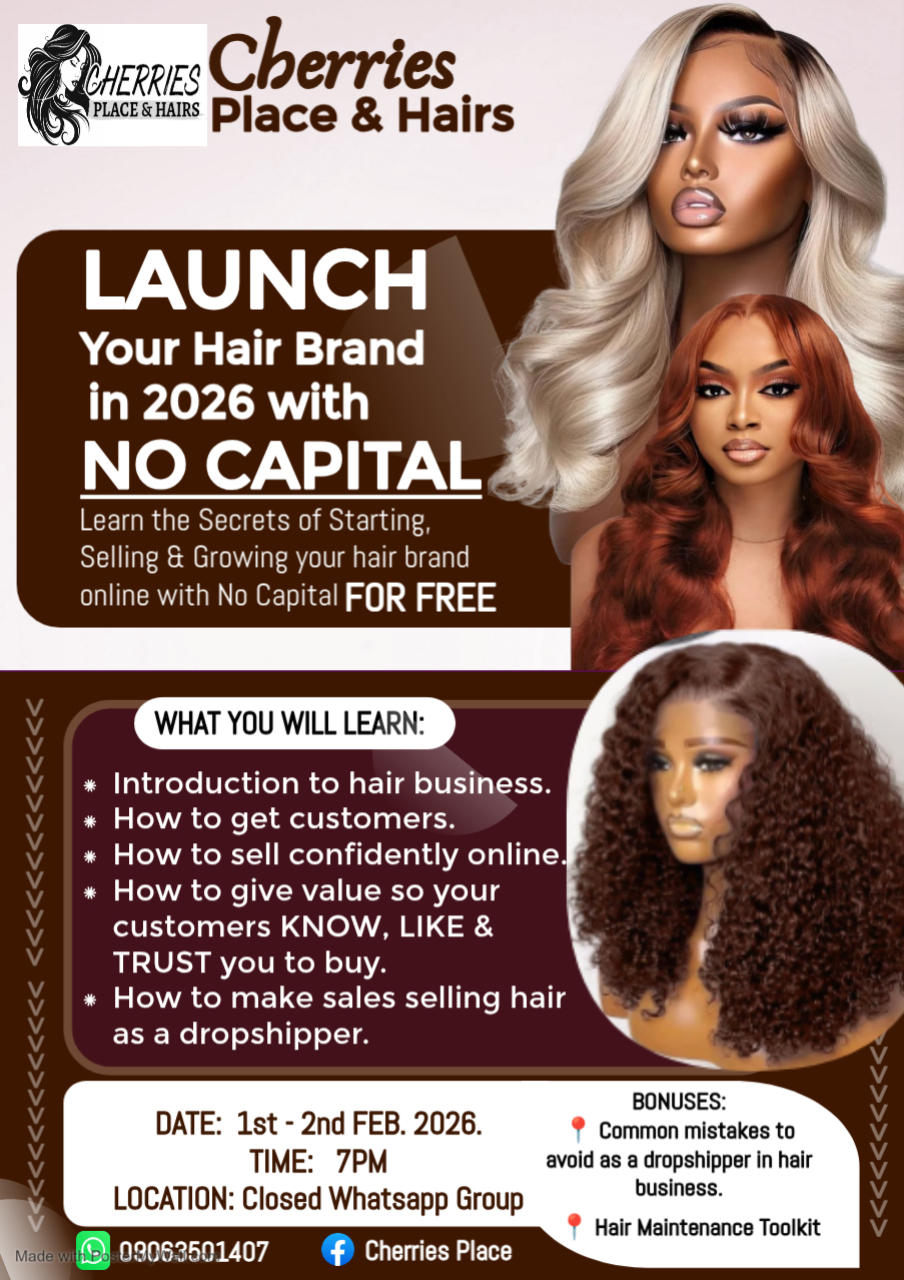 Purple Maximalist Pink And Purple Color Human Hairs Wigs Flyers A4_1769693560140.jpg