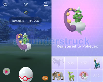Tornadus Pokédex registry.jpg