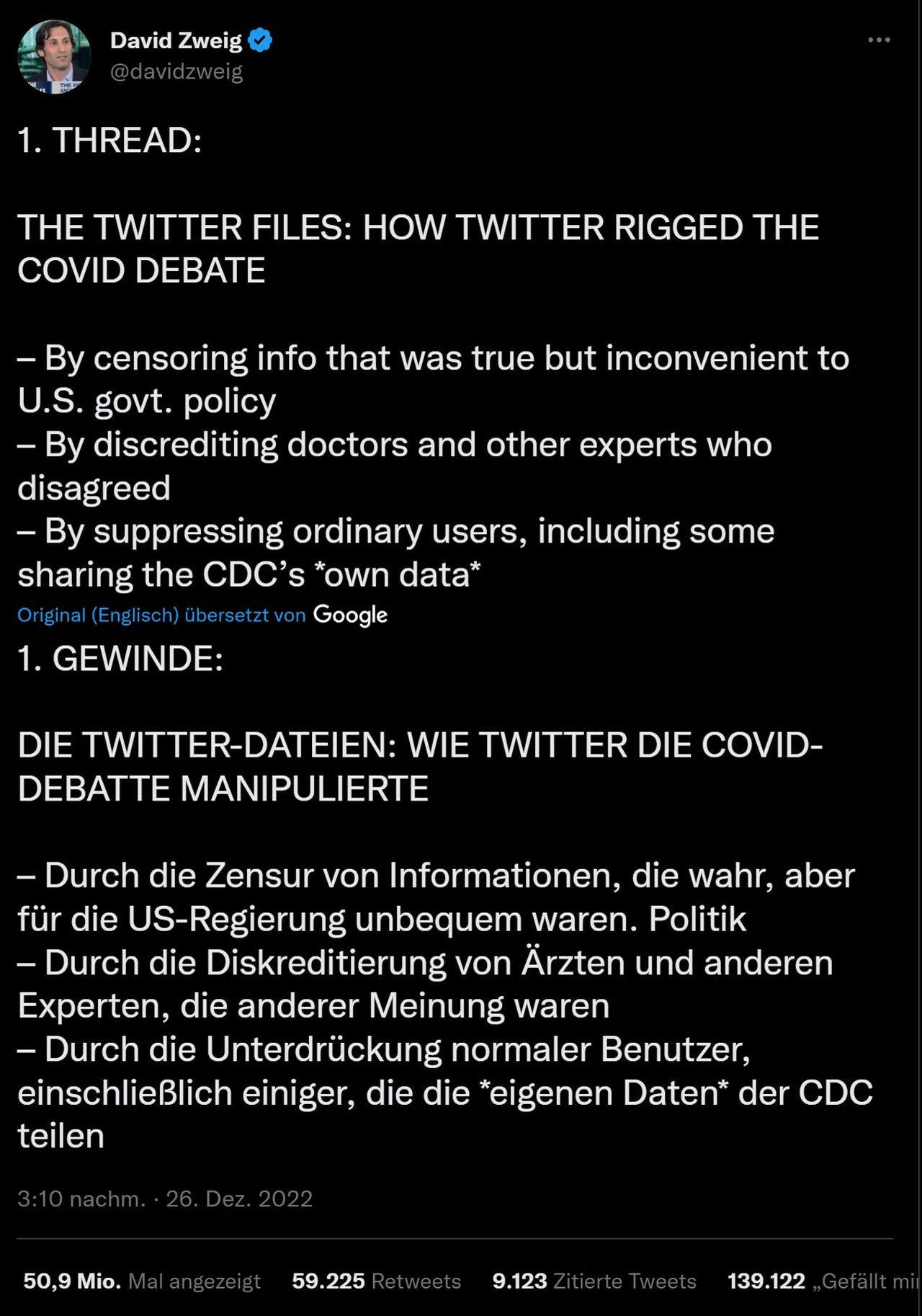 50 Millionen Mal angezeigt in der Wahrheitswelt, Null Berichterstattung in der Verschwörungs- & Lügenwelt.jpg