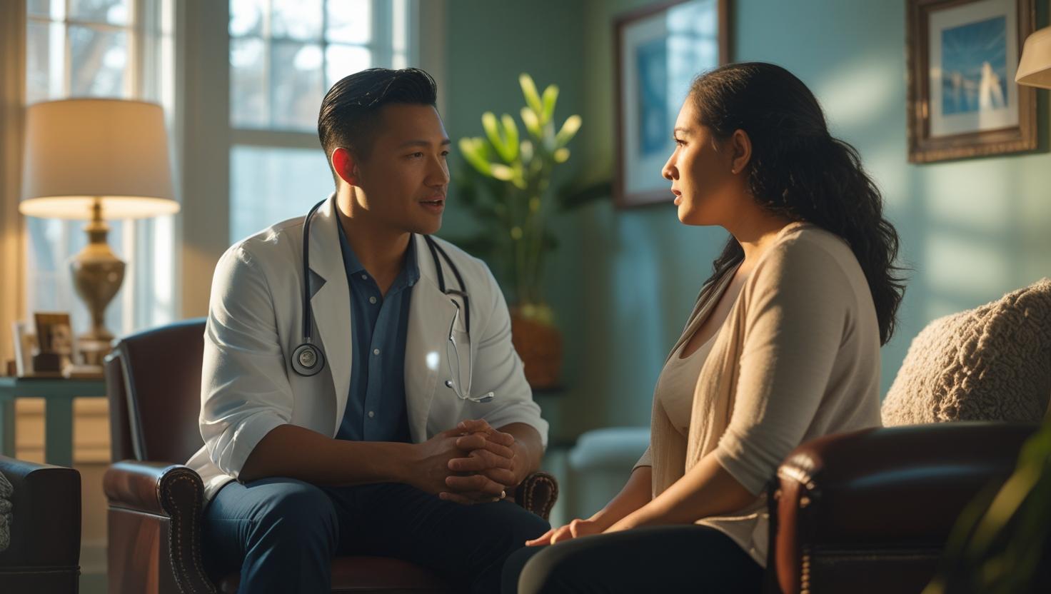 _A therapy session in a calm, professional clinic with a licensed therapist and a patient discussing treatment, warm lighting, compassionate tone, mental health and addiction recovery focus, Massachusetts setti (1).jpg