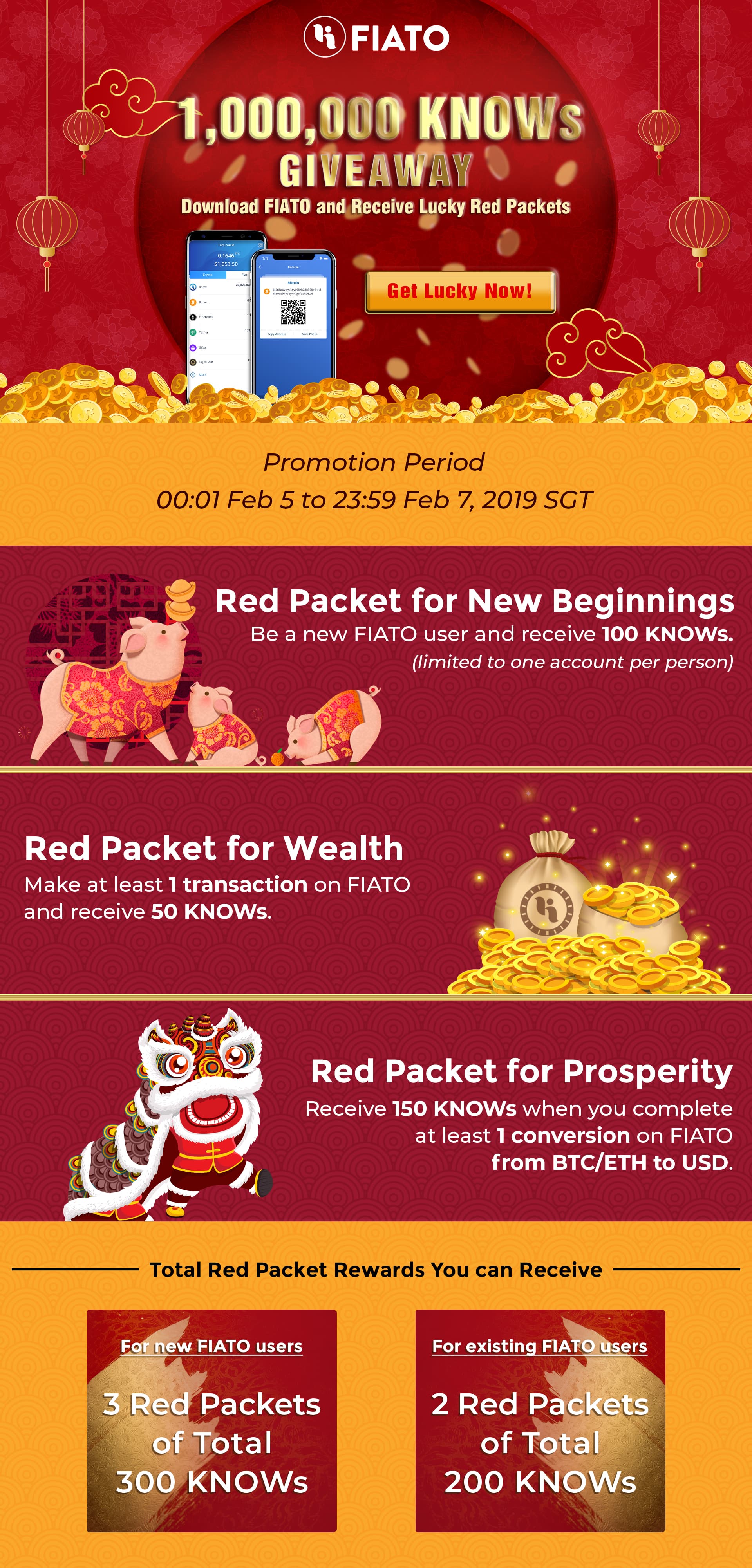 Kryptono Brings You Wealth this Lunar New Year with 1 Million KNOW  Giveaways! — Steemit