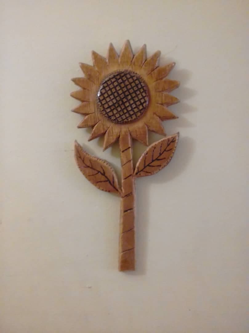 Cómo hacer una flor de girasol en madera||How to make a sunflower flower  out of wood — Steemit