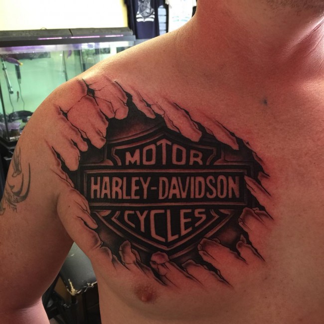 Harley Davidson Shovelhead Motor by Sean OHara TattooNOW