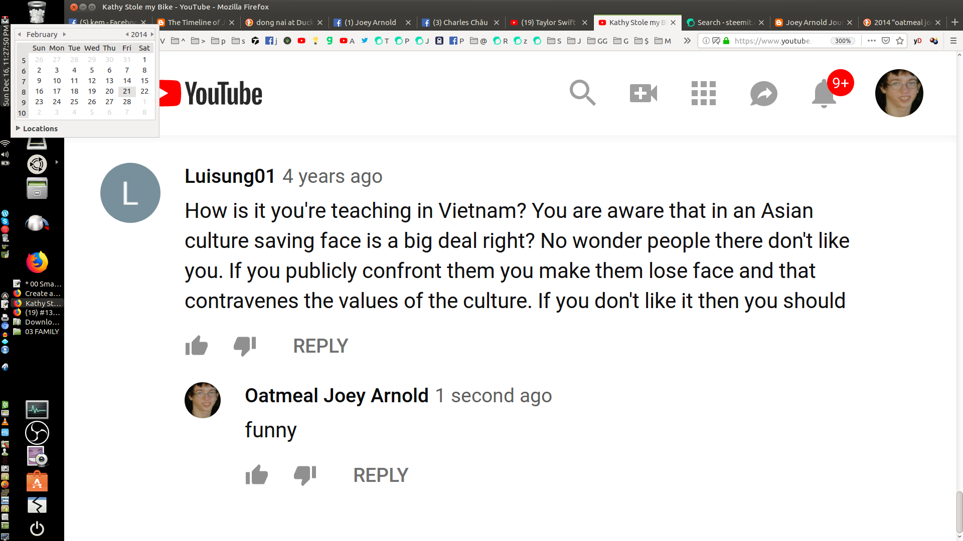 2014-02-21 - Friday - Kathy Bike JA Video Comment Save Face Screenshot at 2018-12-16 23:27:50.png