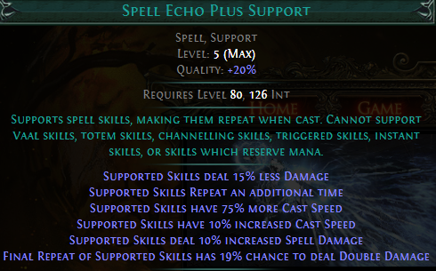 Path of Exile new gem plus Spell Echo.png