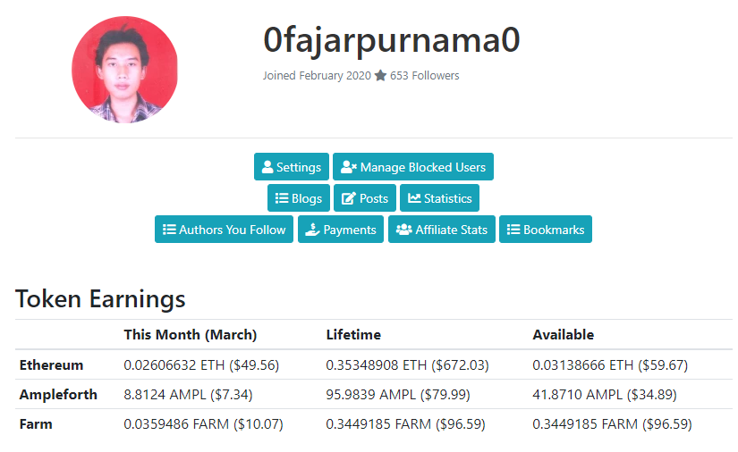 Publish0x Earnings