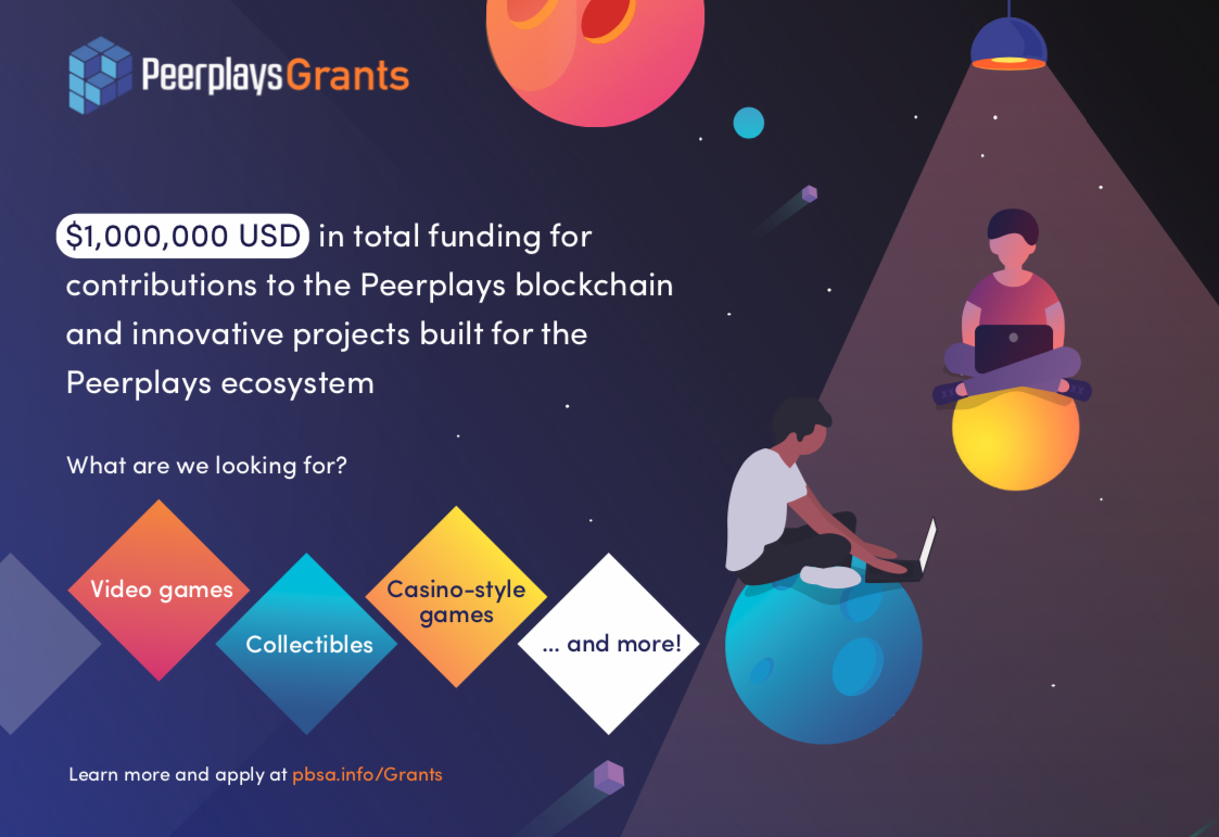 1 Million USD in total funding for contributions to the Peerplays blockchain