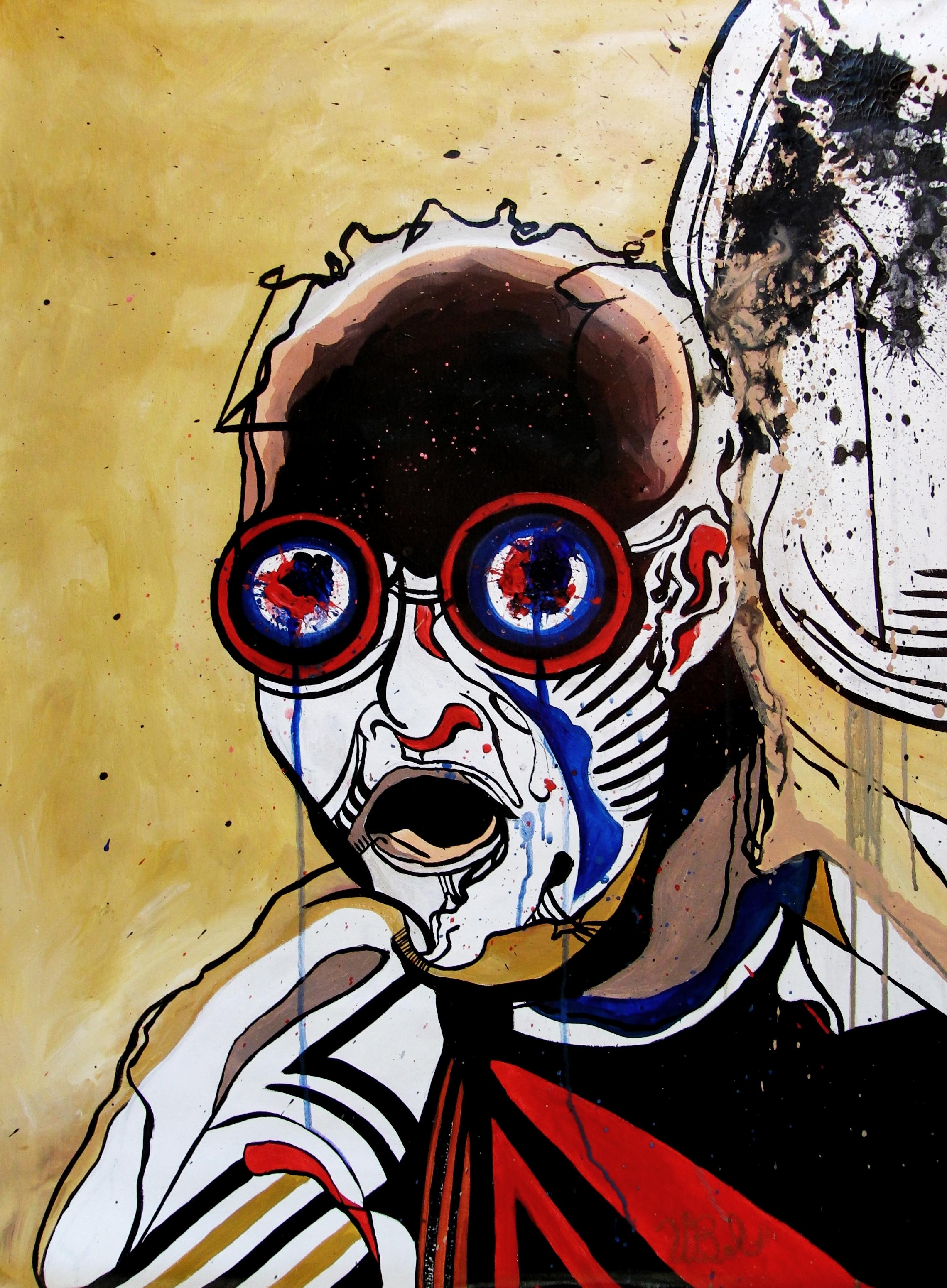 Voy a meditar exclamo Norberto y derrepente sus ojos hicieron Pop 76x53cm.JPG